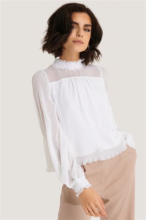 blouse pleated|Pleated Tops